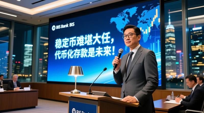 国际清算银行BIS总经理:稳定币难堪大任,代币化存款是未来!